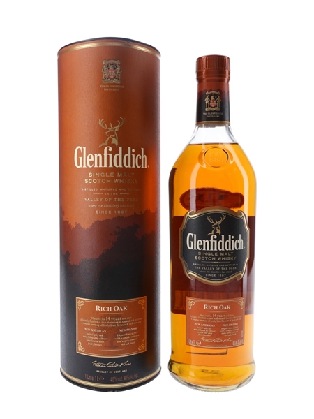 Glenfiddich 14 Year Old Rich Oak  100cl / 40%