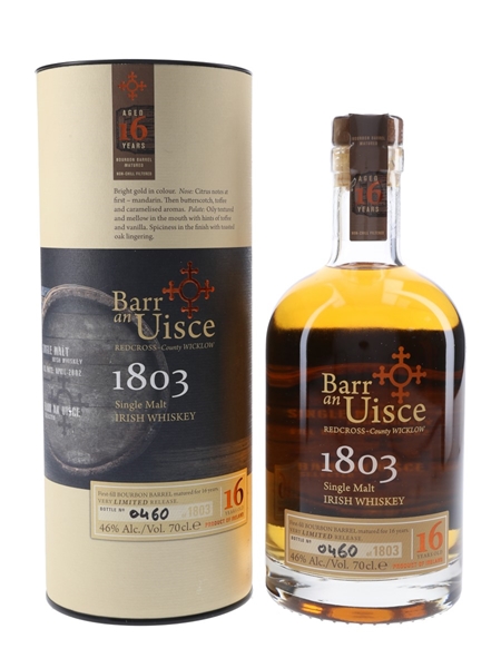 Barr An Uisce 1803 16 Year Old  70cl / 46%