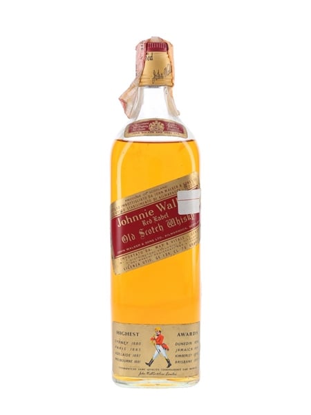 Johnnie Walker Red Label Bottled 1970s - Wax & Vitale 75cl / 40%