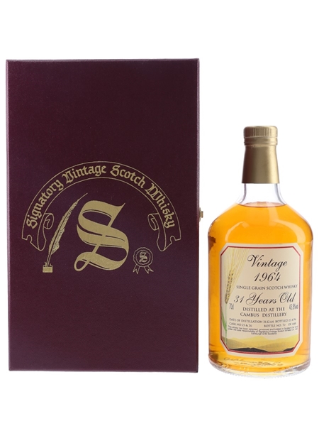 Cambus 1964 31 Year Old Bottled 1996 - Signatory Vintage 70cl / 43.8%