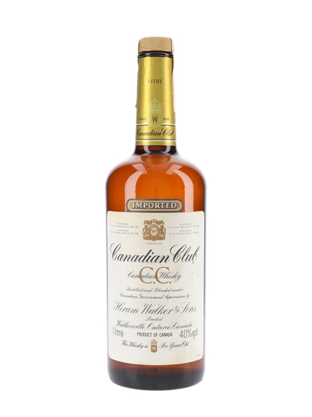 Canadian Club 6 Year Old Bottled 1980s 100cl / 40%