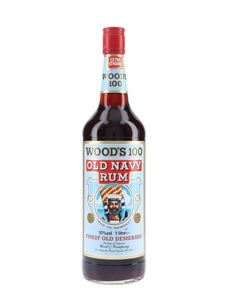 Wood's 100 Old Navy Rum Bottled 1980s 100cl / 57%