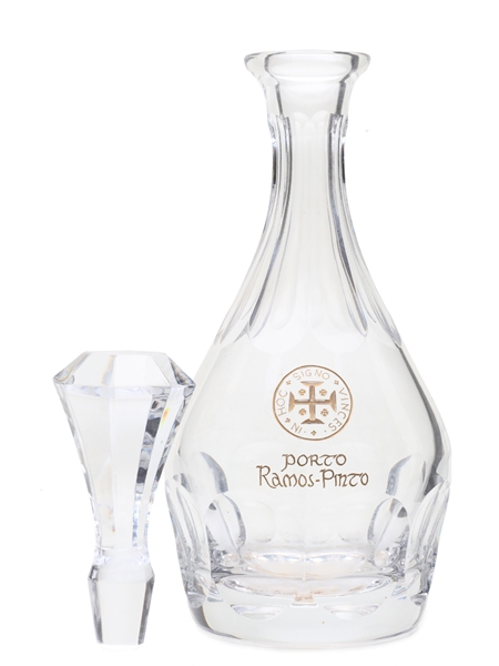 Ramos Pinto Porto Crystal Decanter With Stopper Atlantis 24cm x 9.5cm