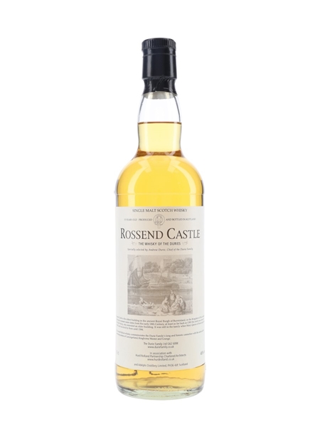 Rossend Castle 15 Year Old Adelphi Distillery - The Whisky of the Duries 70cl / 46%