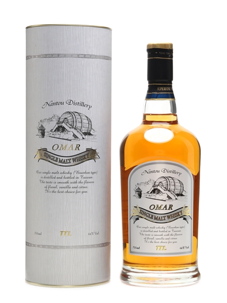 Nantou Omar Bourbon Cask Taiwanese Single Malt Whisky 70cl