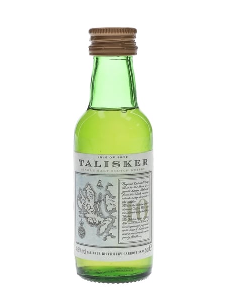 Talisker 10 Year Old Bottled 1980s-1990s - Map Label 5cl / 45.8%