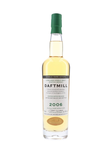 Daftmill 2006 Bottled 2018 - Winter Batch Release 70cl / 46%