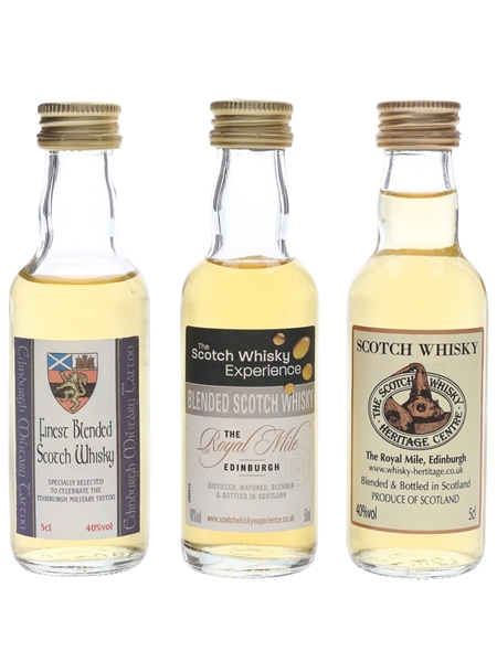 Edinburgh Military Tattoo & Royal Mile  3 x 5cl / 40%