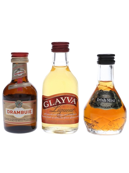 Drambuie, Glayva & Irish Mist  3 x 5cl