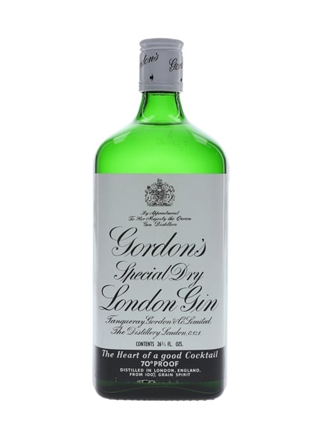 Gordon's Special Dry London Gin Bottled 1970s 75.7cl / 40%