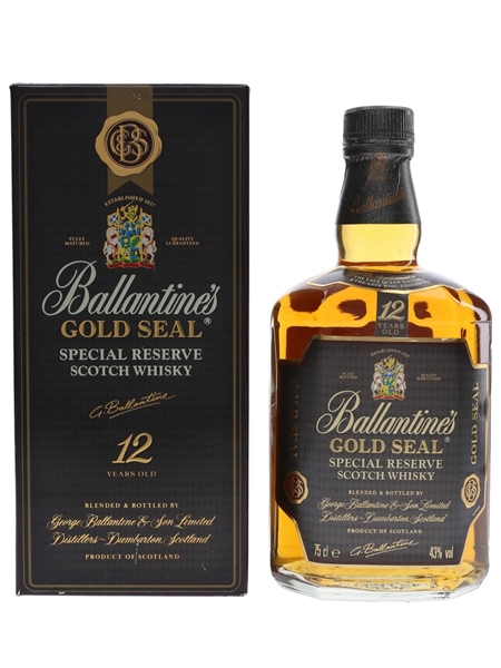 Ballantine's Gold Seal 12 Year Old Bottled 1980s 75cl / 43%