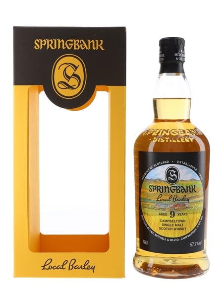 Springbank 2009 9 Year Old Local Barley Bottled 2018 70cl / 57.7%