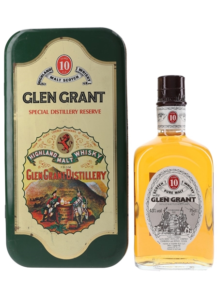 Glen Grant 10 Year Old Bottled 1980s - Seagram 75cl / 43%