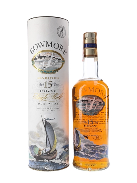 Bowmore 15 Year Old Mariner Bottled 1990s - Screen Printed Label 70cl / 43%