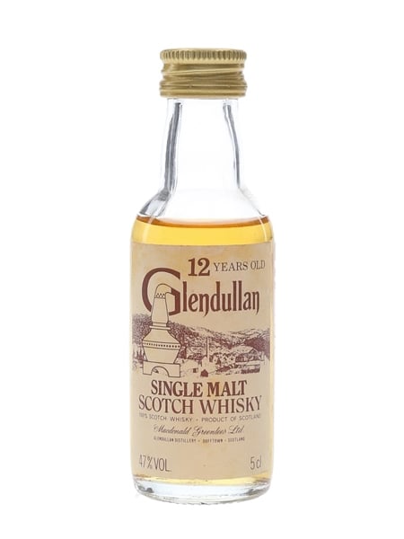 Glendullan 12 Year Old Bottled 1980s 5cl / 47%