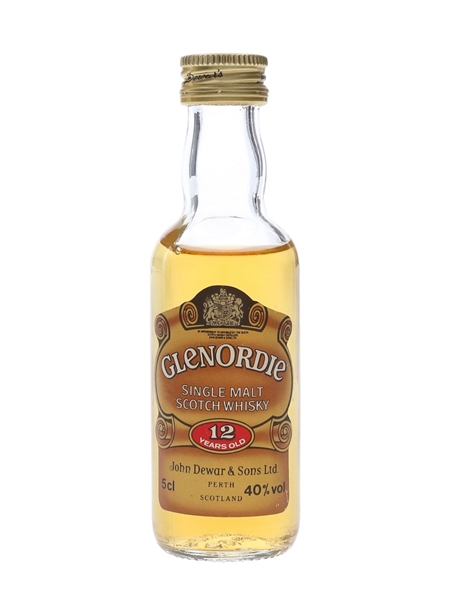 Glenordie 12 Year Old Bottled 1980s 5cl / 40%