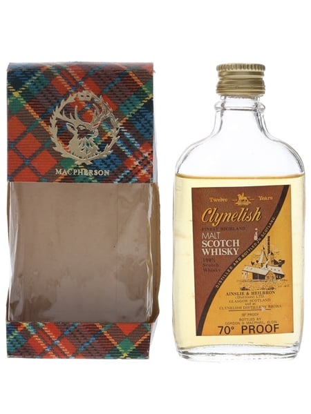 Clynelish 12 Year Old Bottled 1970s - Gordon & MacPhail 5cl / 40%