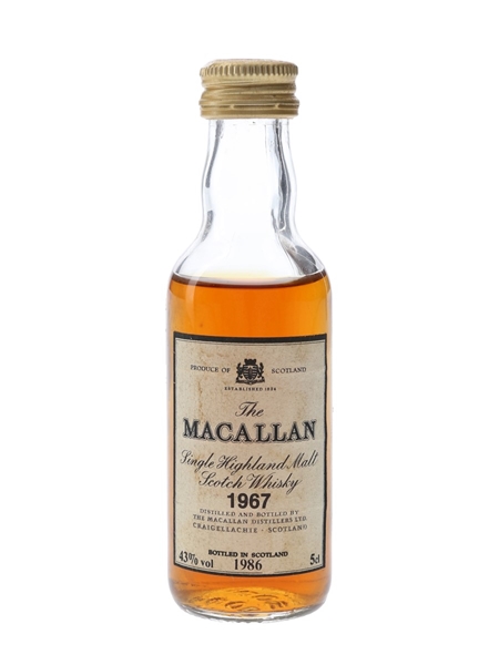 Macallan 1967 Bottled 1986 5cl / 43%