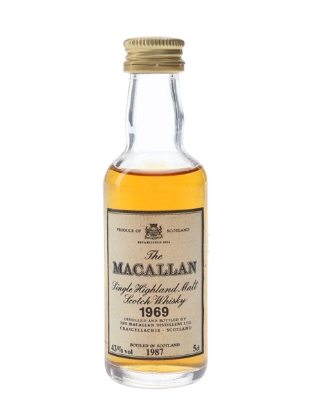 Macallan 1969 Bottled 1987 5cl / 43%