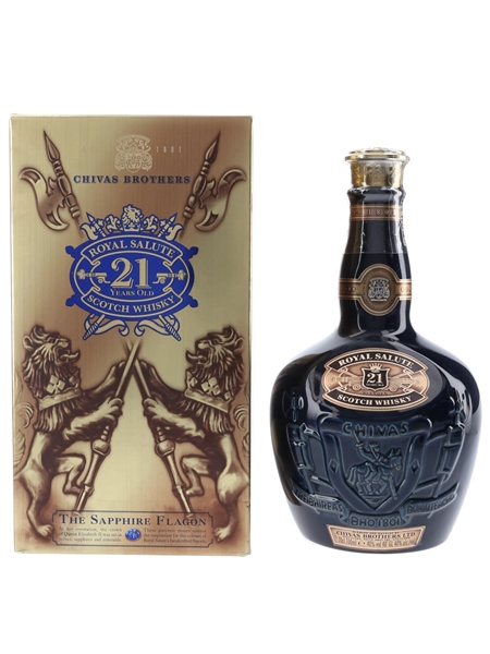 Royal Salute 21 Year Old Bottled 2006 - The Sapphire Flagon 70cl / 40%