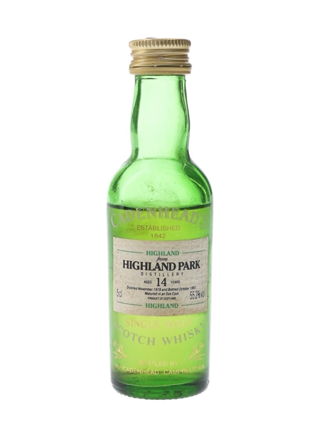 Highland Park 1978 14 Year Old Bottled 1993 - Cadenhead's 5cl / 55.2%