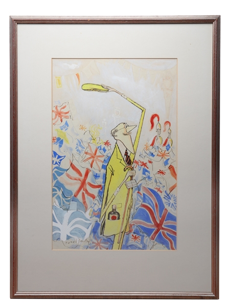 Lemon Hart Poster Ronald Searle 56cm x 42cm