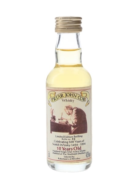 Strathmill 10 Year Old Friar John Cor 500 Years Of Scotch Whisky 5cl / 43%