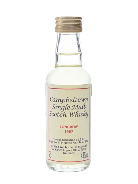 Longrow 1987 Cask #119 Kirsch Import 5cl / 43%