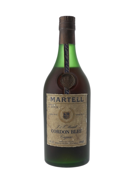 Martell Cordon Bleu Bottled 1970s - Numbered Bottle 68cl / 40%