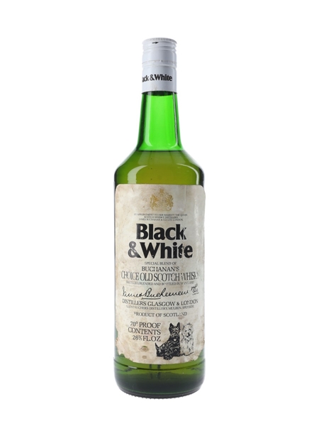 Buchanan's Black & White Bottled 1970s 75.7cl / 40%