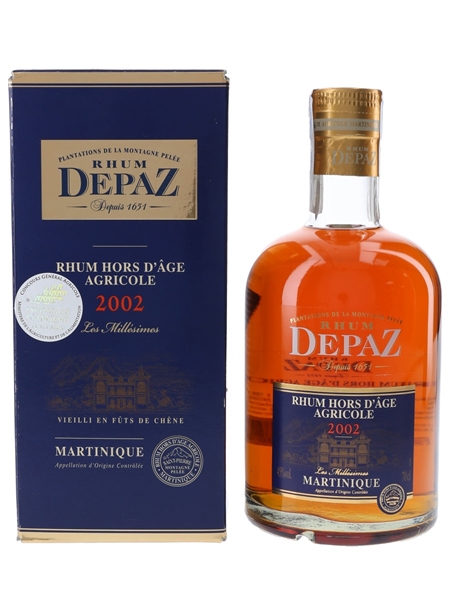 Depaz 2002 Hors D'Age Agricole Rhum  70cl / 45%