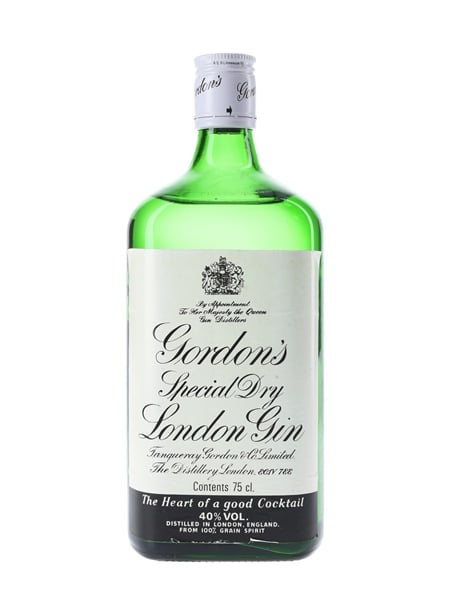 Gordon's Special Dry London Gin Bottled 1980s 75cl / 40%