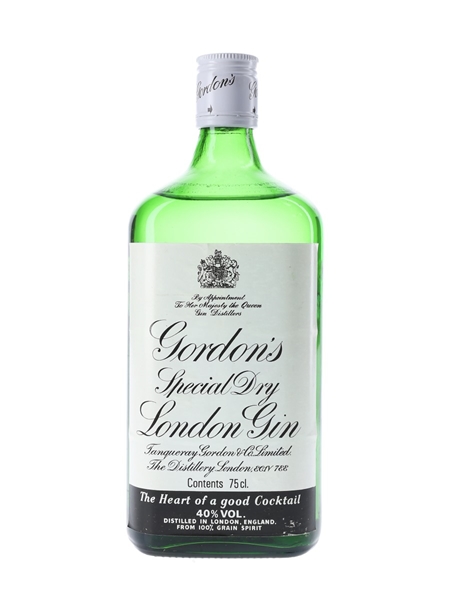 Gordon's Special Dry London Gin Bottled 1980s 75cl / 40%