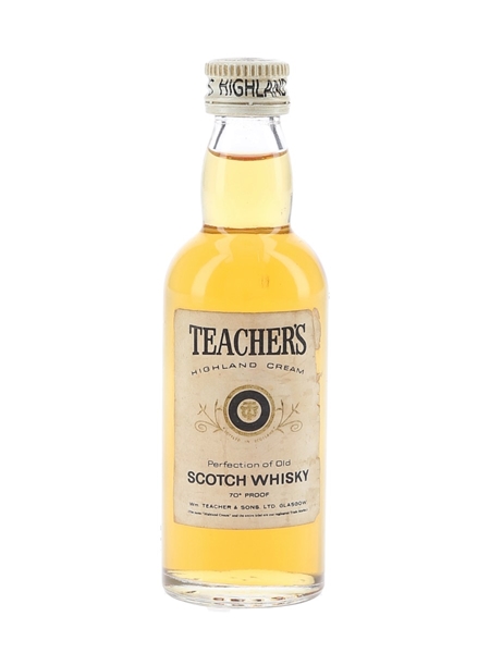 Teacher's Highland Cream Bottled 1970s 5cl / 40%