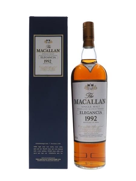 Macallan 1992 Elegancia Bottled 2004 100cl / 40%