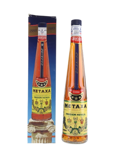 Metaxa 5 Star Bottled 1988 - Golden Centenary 70cl / 38%