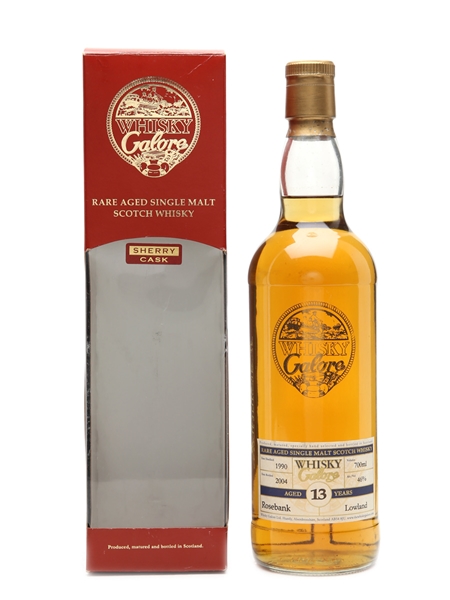 Rosebank 1990 13 Years Old Whisky Galore 70cl