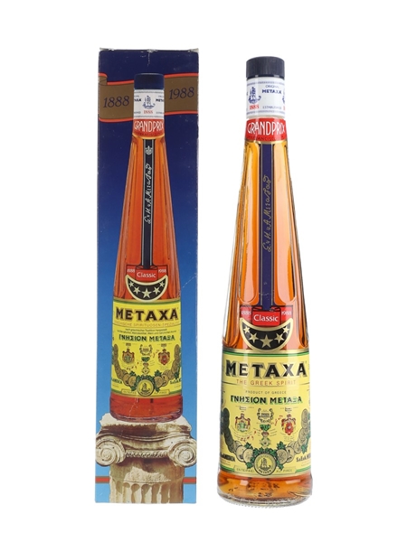 Metaxa 5 Star Bottled 1988 - Golden Centenary 70cl / 38%