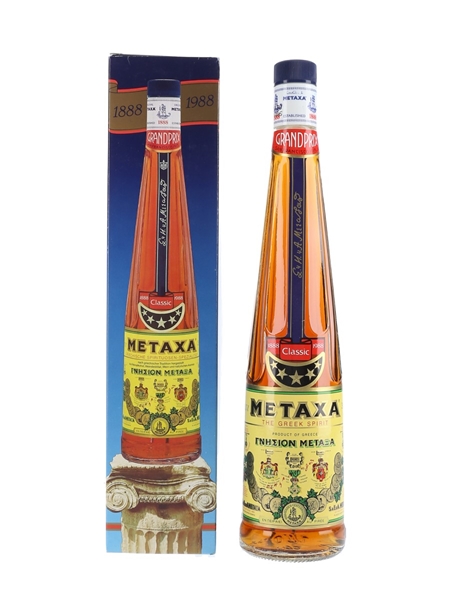 Metaxa 5 Star Bottled 1988 - Golden Centenary 70cl / 38%