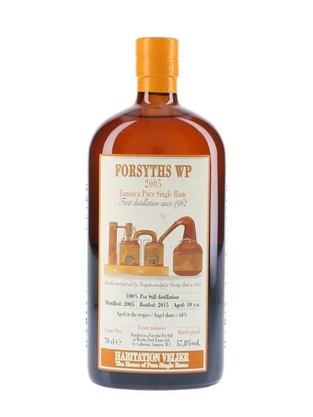 Forsyths WP 2005 10 Year Old Bottled 2015 - Habitation Velier 70cl / 57.8%