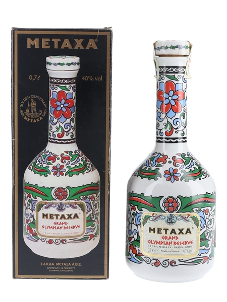 Metaxa Grand Olympian Reserve Golden Centenary 1988 70cl / 40%