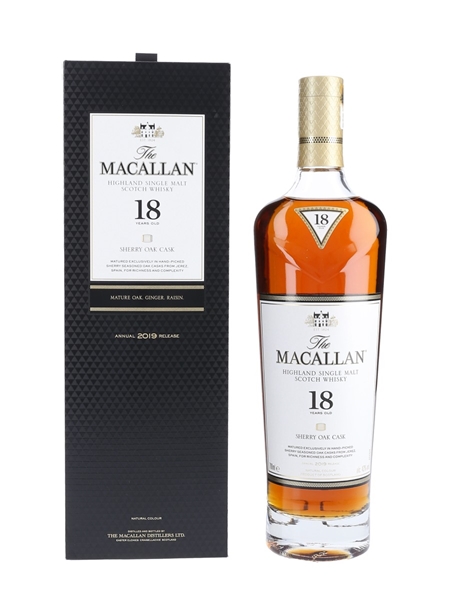 Macallan 18 Year Old Annual 2019 Release 70cl / 43%