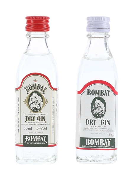 Bombay Dry Gin  2 x 5cl