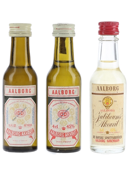 Aalborg Akvavit & Jubilaeums  3 x 4cl / 45%