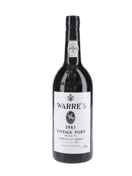 Warre's 1983 Vintage Port Bottled 1985 75cl