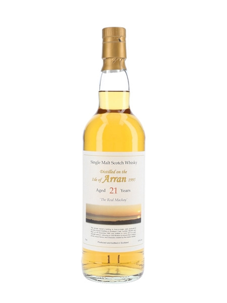 Arran 1995 21 Year Old Private Cask Bottled 2017 - The Real Mackay 70cl / 51%