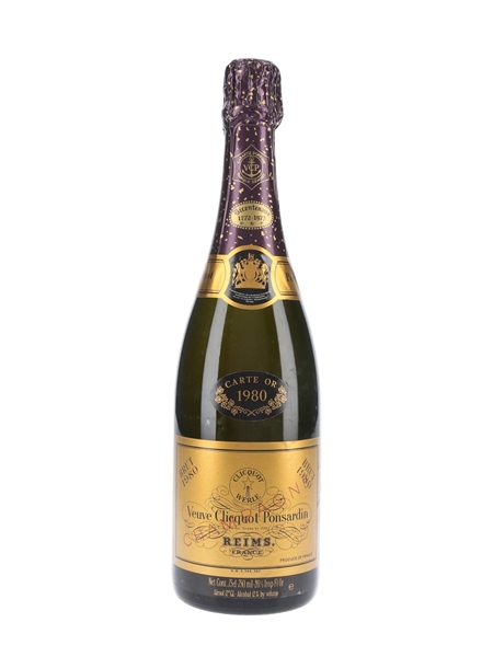 Veuve Clicquot Ponsardin 1980 Carte Or  75cl / 12%