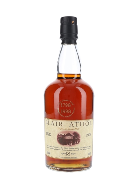 Blair Athol 18 Year Old Bicentenary Bottled 1998 70cl / 56.7%