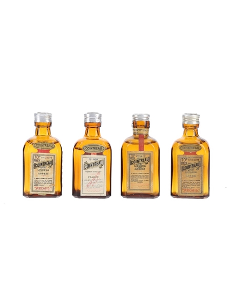 Cointreau Bottled 1960s & 1970s 4 x 3cl / 40%