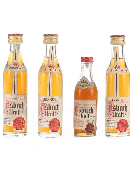 Asbach Uralt Brandy  4 x 3cl-4cl